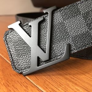 Louis Vuitton Graphite Initiales Belt